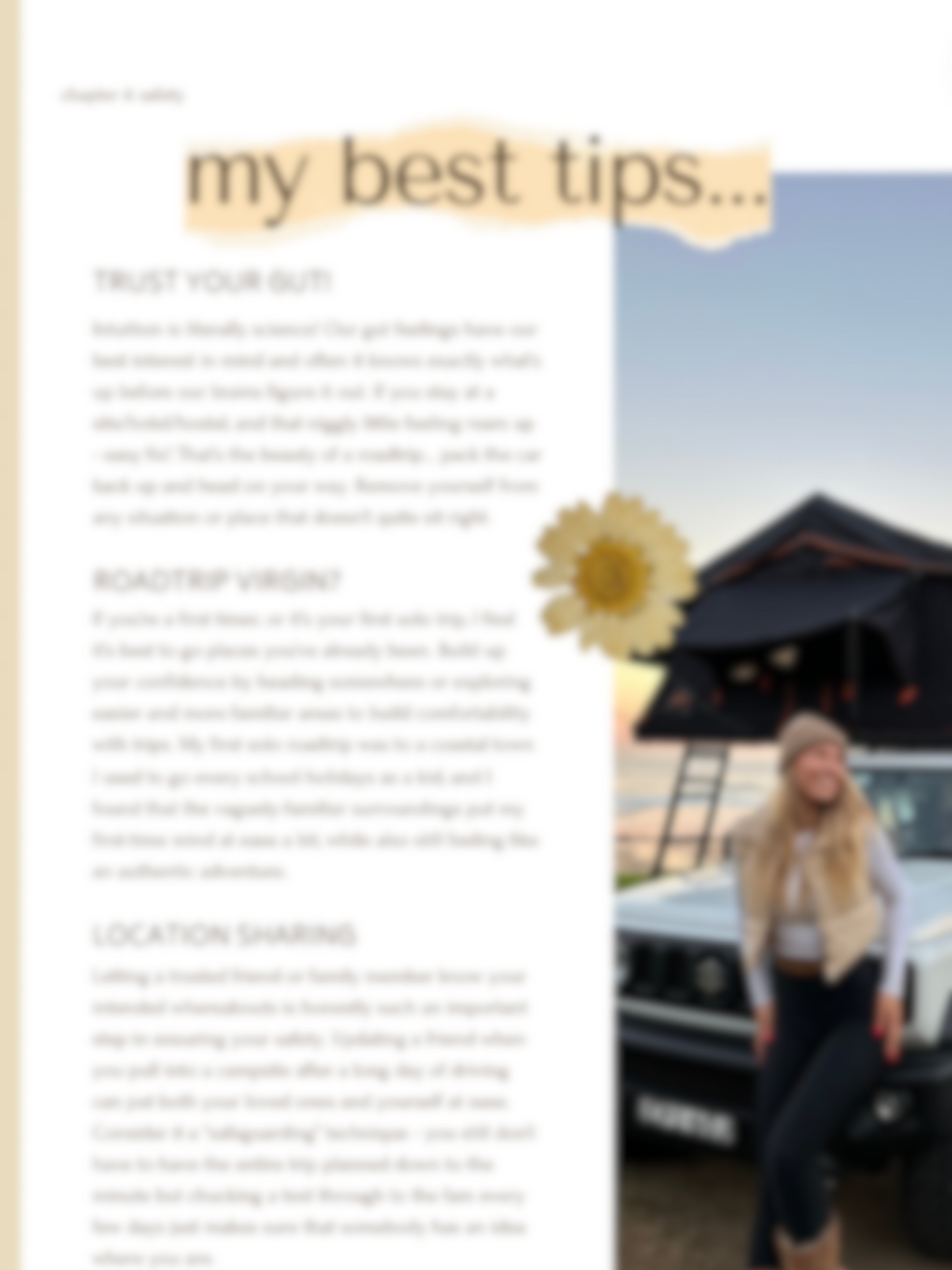 Tilda E-book: A girls guide to roadtripping