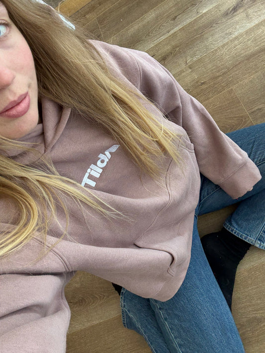 Tilda Relax Hoodie – Hazy Pink