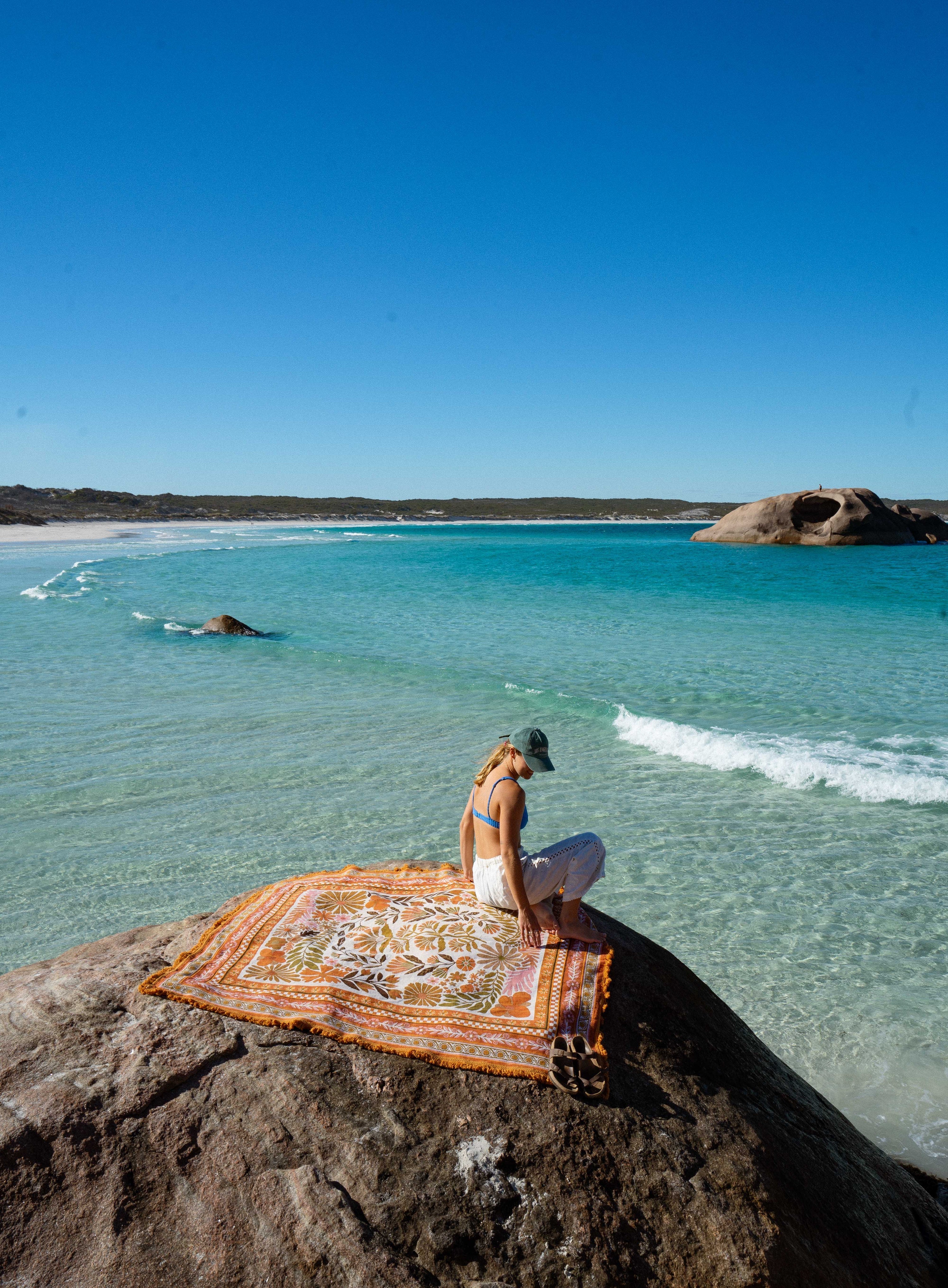Salty Aura Outdoor Rug | Summer essentials | Outdoor Rug | Beach Mat | Camping Mat | Camping Rug | Beach Rug | Boho Rug 